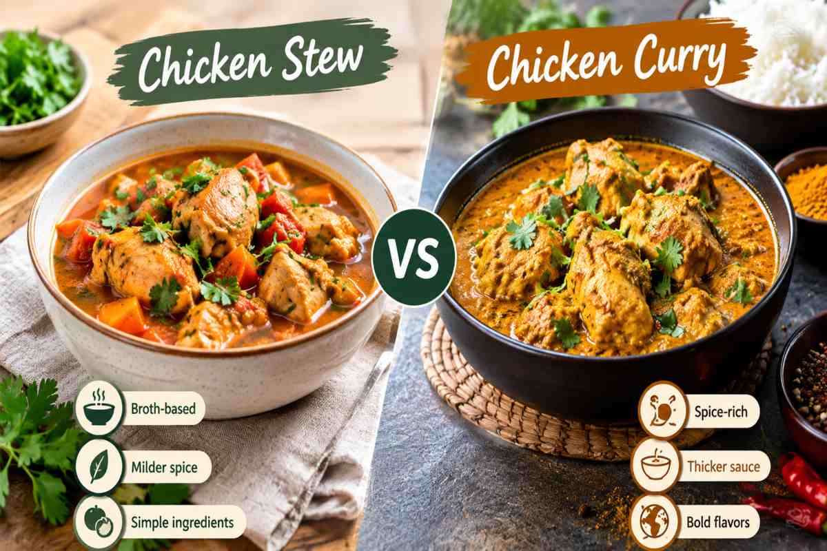 Chicken Stew vs Chicken Curry | Key Differences Explained